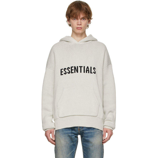 ESSENTIALS KNIT HOODIE